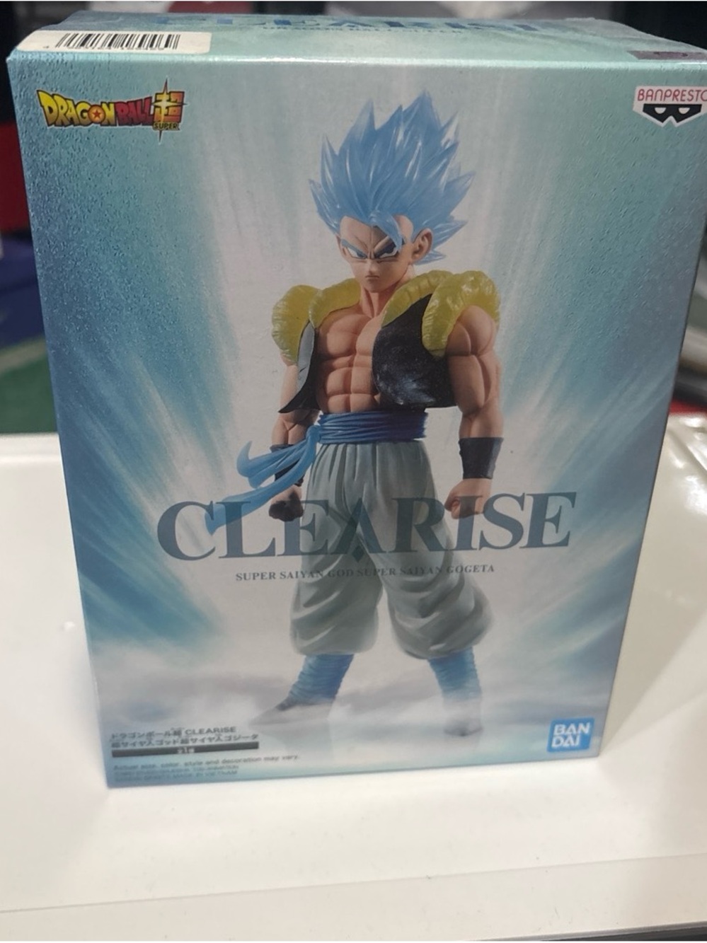 Bandai Clearise Super Saiyan Gogeta Action Figure - Blue